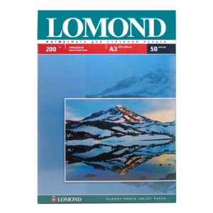 Бумага Lomond A4 200г/м2 50л. глянцевая односторонняя