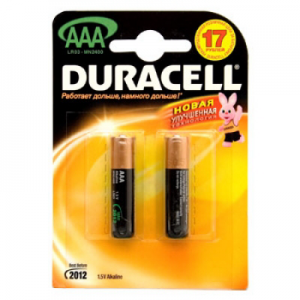 Батарейка AAA LR03 Duracell BASIC