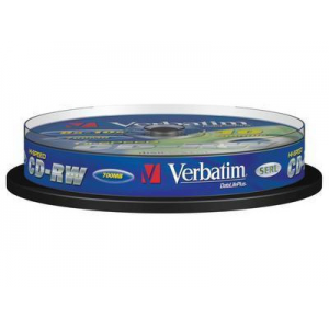   VERBATIM CD-RW 10x 700Mb (10) Cake Box  
