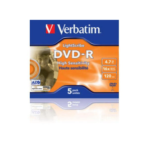    VERBATIM DVD-R 16x 4,7Gb Jewel (5.)