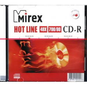    CD-R Mirex HotLine 700Mb 48x, Slim case