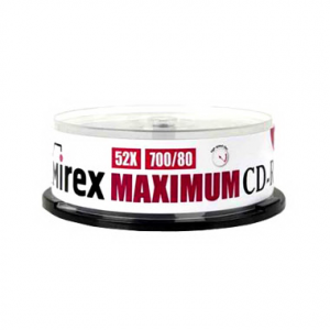    CD-R Mirex MAXIMUM 700Mb 52, Cake Box, 25 .