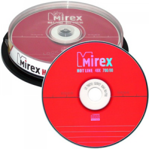    CD-R Mirex HotLine 700Mb 48x, Cake Box, 10 .