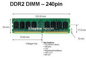 Память DDR2 800 1Gb PC2-6400 (Товар Б/У)