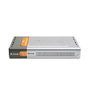 HUB D-Link DES-2108(/E/B1G)  8-port 10/100 Smart 