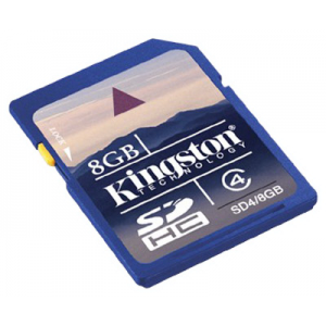  SDHC 8Gb Kingston class 4 SD4/8GB(CR) 