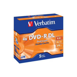 Диск однократной записи DVD+R dual layer в конверте 8.5Gb 4x
