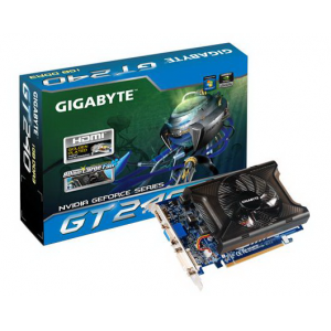  GIGABYTE NVIDIA GeForce GT 240 1GB DDR3 HDMI DVI PCI-E (GV N240D3-1GI) OEM