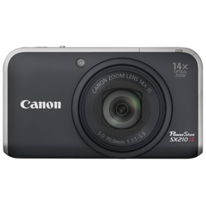  Canon PowerShot SX210 IS {14Mpix,14x opt zoom,3&quot; LCD,SD,USB} Black
