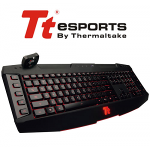     Thermaltake KB-CHP001RS Challenger Pro Gaming Keyboard, USB, Black