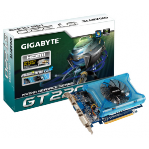  GIGABYTE NVIDIA GeForce GT 220 CUDA 1GB GDDR3 HDMI DVI-I D-Sub PCI-E (GV-N220OC-1GI) Retail