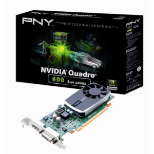   PNY Quadro FX 600 1024 DDR3 (128bit) 2*DVI DP RTL [PNY VCQ600-PB]