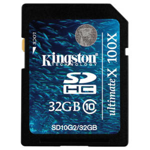 Secure Digital 32Gb Kingston Class 10 (SD10G2/32GB)
