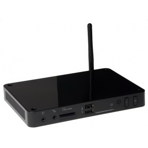 FOXCONN NETBOX nT330i(A-B) Black, CPU  Intel Atom Dual Core 330, FSB 533 1.60GHZ, nVIDIA MCP7A-ION chipset, 8CH Audio, GigaLAN, 6xUSB2.0, Card reader(