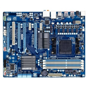   GIGABYTE GA-990FXA-D3 (AMD990FX Socket AM3+ DDR3-2000 8chAudio PCI-E SATA3 SATA2 USB3.0 GLAN) ATX Retail