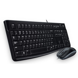 Комплект Logitech Desktop MK120 Black USB (клавиатура + мышь)