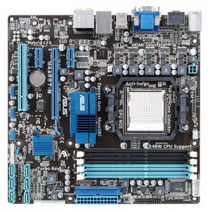   ASUS M4A88T-M (AMD880G Socket AM3 DDR3-1866 PCI-E SATA2 RAID 8-ch Audio DVI HDMI) mATX Retail
