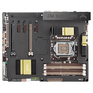   ASUS SABERTOOTH P67 (Rev 3.0) (P67 LGA1155 PCI-E DDR3-1866 SATA3 SATA2 RAID eSATA) ATX Retail