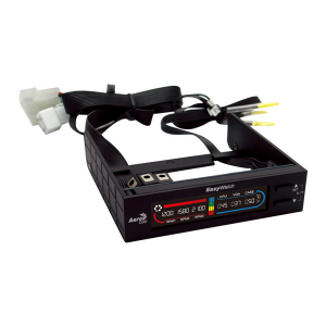    3.5" AeroCool Easy Watch panel - BK 3-pin 3 wires fan required, LCD 65x15 (EN55178)
