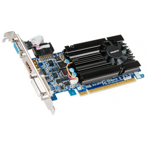  Gigabyte NVIDIA GeForce GT 520 1024MB DDR3 64Bit Dual DVI-I HDMI D-Sub PCI- (GV-N520D3-1GI) Retail