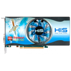  HIS ATI Radeon HD 6790 1024MB GDDR5 2xDVI HDMI DP PCI-E (H679F1GDB) OEM