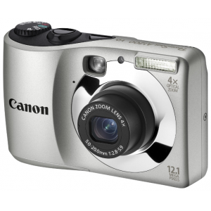  Canon PowerShot A1200 silver {12Mpix, 4x zoom, 2.7"LCD}