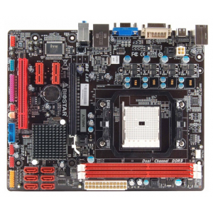   BIOSTAR A75MH (AMD A75 Socket FM1 PCI-E DDR3-1866 SATA3 6-ch Audio GLAN DVI VGA HDMI) mATX Retail