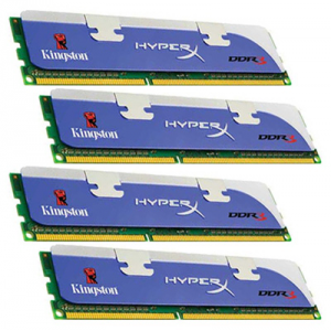   DDR3 1600 16Gb (4 x 4Gb) (PC3-12800) Kingston HyperX KHX1600C9D3K4/16GX