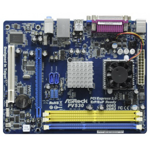   ASRock PV530 (Via VX900 Via PV530 1.8Ghz DDR2-800 DDR3-800 PCI-E SATA2 6-ch Audio LAN VGA) mATX Retail