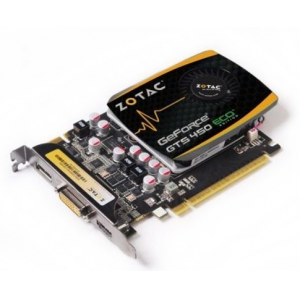  ZOTAC NVIDIA GeForce GTS 450 ECO 1024MB GDDR3 128Bit HDCP DVI HDMI DP PCI-E (ZT-40508-10B) OEM