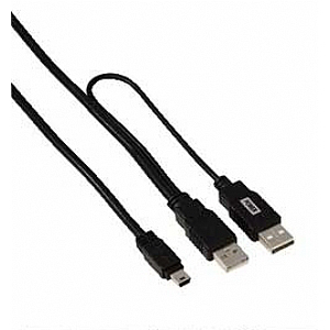   USB2.0 - A()-miniUSB 5pin 1.0        Hama [H-39748]