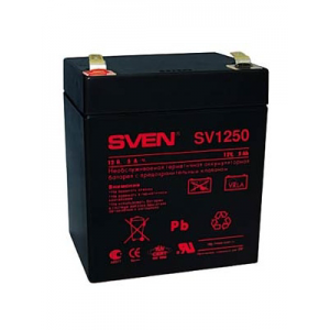 Батарея аккумуляторная Sven SV1250 (12V 5Ah)  