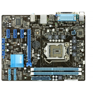   ASUS P8H61-M LX/C/(SI) (rev 3.0) (H61 LGA1155 PCI-E DDR3 SATA2 8ch Audio VGA GLAN) mATX OEM