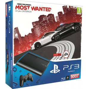   Sony PS3 Super Slim 500Gb + Need for Speed: Most Wanted
