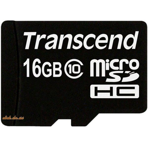 Карта памяти microSDHC 16Gb Transcend Class 10 TS16GUSDC10