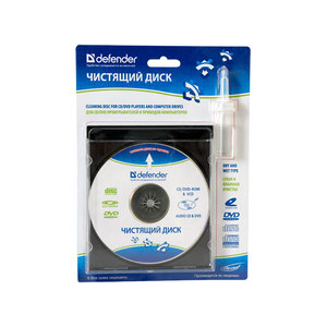 Чистящий набор для CD/DVD Defender CLN 36903 (CD + чист.жидк.20мл)