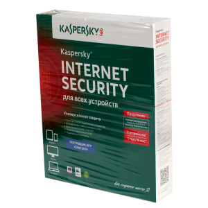 Антивирус Касперского Internet Security 1 год на 2 пк Продление