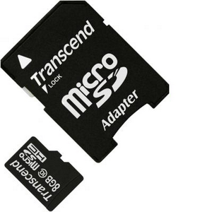 Карта памяти microSDHC 8Gb Transcend Class 10 TS8GUSDC10