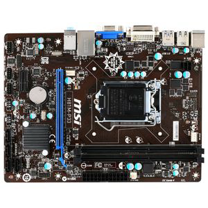   MSI H81M-P33 (H81 LGA1150 PCI-E DDR3 D-Sub, DVI) mATX Retail