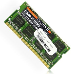 Память SODIMM DDR3 1333 4GB PC3-10600 QUMO [QUM3S-4G1333K(D)9R/C9]