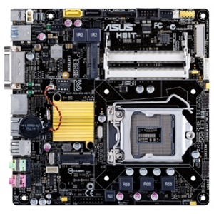   ASUS H81T (LGA1150, Intel H81, DDR3, PCI-E, SATA-II, SATA-III, DVI, HDMI, mini-ITX) RTL 