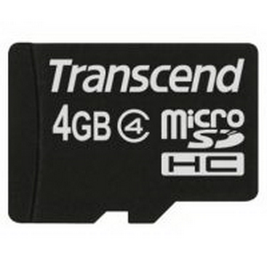 Карта памяти microSDHC 4Gb Transcend Class 4 TS4GUSDC