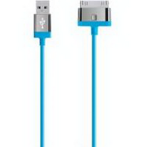  USB  Apple iPhone 4 / 3GS / 3G, iPod, iPad 2 / 3 CBR Human Friends Super Link Rainbow C Blue, 1