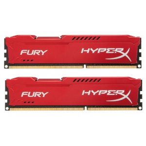   DDR3 1866 16Gb (2 x 8Gb) (PC3-15000) Kingston HyperX Fury Red Series HX318C10FBK2/16