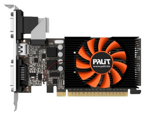  Palit NVIDIA GeForce GT730 902MHz 1Gb 5000MHz 64Bit GDDR5  DVI HDMI VGA OEM