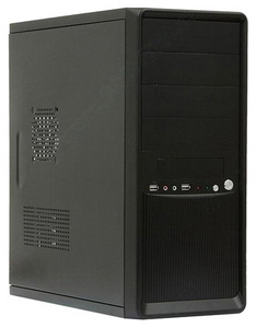 Корпус SuperPower SP Winard 3010 black/silver 2*USB 2*Audio 24pin ATX 500W