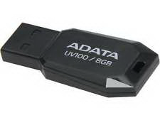 USB2.0 Flash Drive 8Gb A-Data AUV100-8G-RBK Black