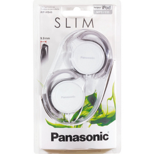 Наушники Panasonic RP-HS 46 E-W, клипсы, белые