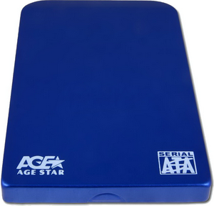  2,5"   USB 2.0  HDD SATA AgeStar SUB2O1 blue
