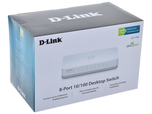 Коммутатор D-Link DES-1008С (8xLAN 100Мбит/с)